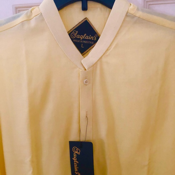 Pakistani Indian Bollywood 2 pc kameez kurta mens size SMALL - Picture 6 of 17